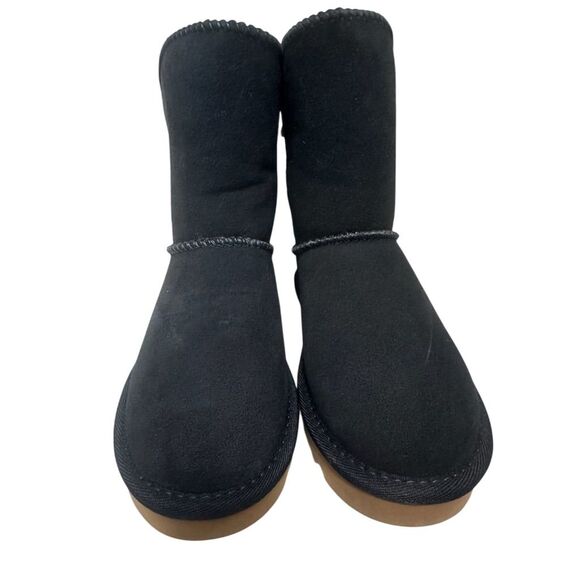 Style & Co. Women's Blue Ankle Booties Size 5 Faux Fur Lined Casual - Picture 3 of 10